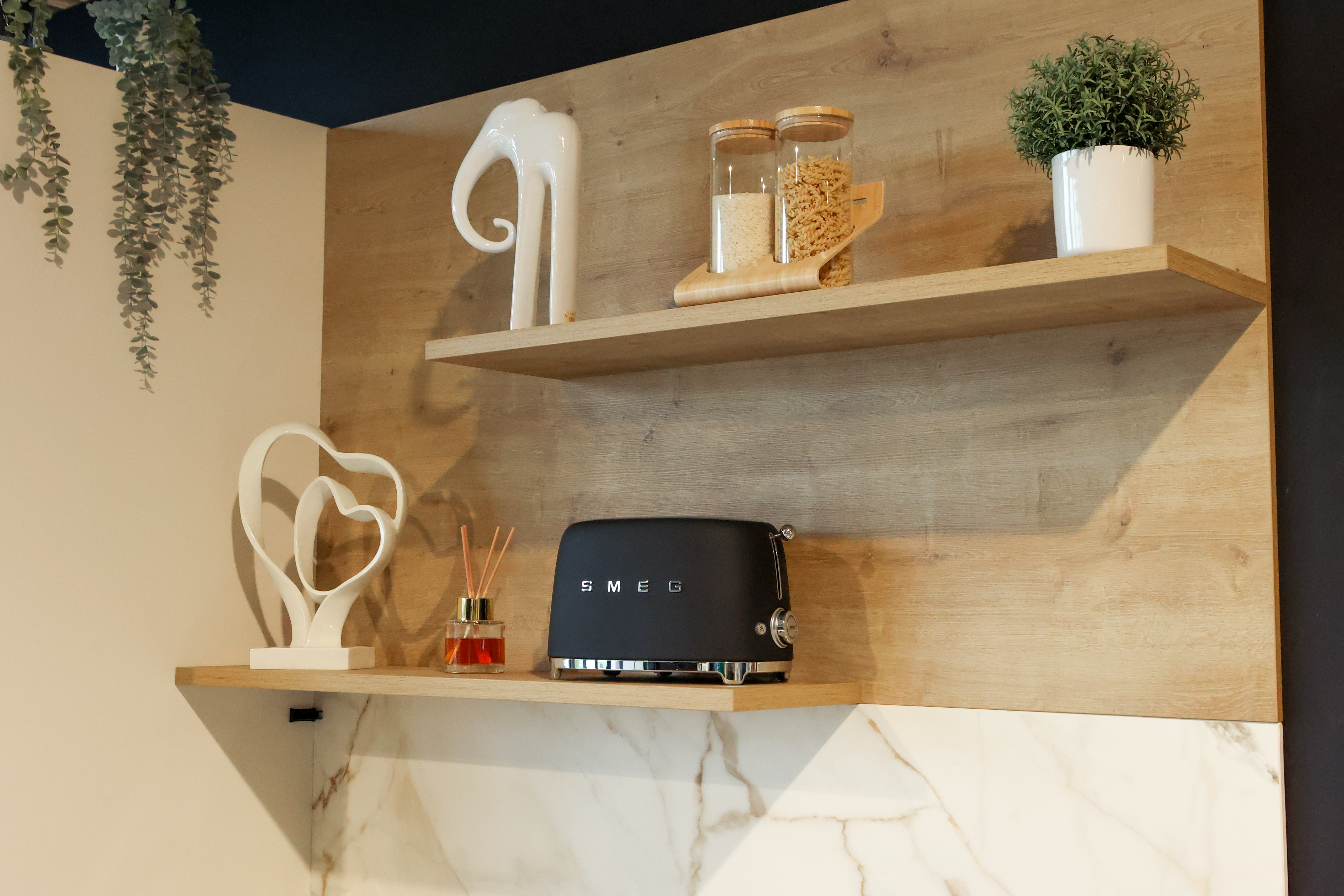 Cuisine blanche de showroom